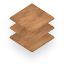 Icon of wood, can be engraved or cut with a BRM Laser machine.