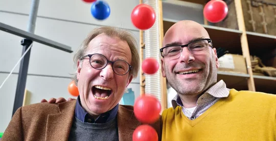 Wim Wijting and Martijn Potters, owners of Ballen Enzo